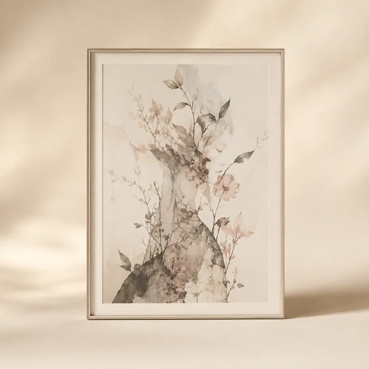 单独展示的原创无品牌定制艺术画作